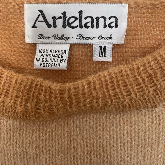 Artelana Handmade Alpaca sweater - Picture 3 of 3